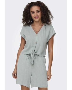 ONLY – hemdbluse - Grau