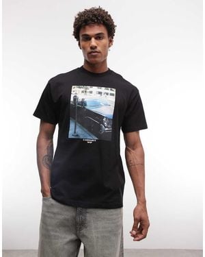 Carhartt Warm Views Back Print T-shirt - Black