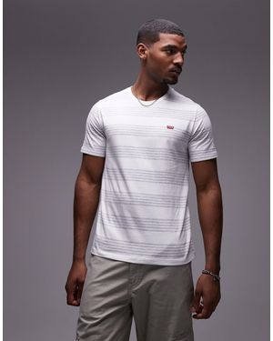 Levi's Original Batwing Logo Stripe T-shirt - Brown