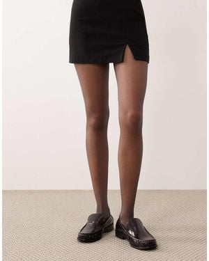 Mango Sheer Tights - Black