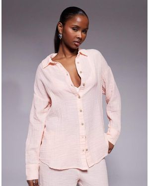 River Island Camicia Da Mare - Rosa