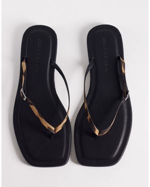 ASOS Fitz Toe Thong Sandals - White
