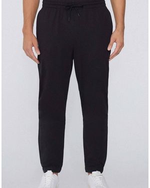 Tezenis Fleece Trousers With Pockets - Black