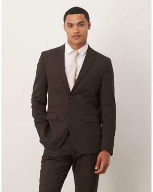 SELECTED Wool Blend Slim Fit Blazer - Gray