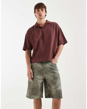 ASOS Longer Length Jort - Multicolour