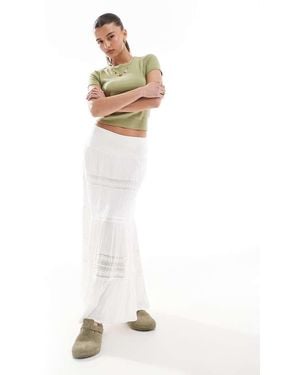 Superdry Ibiza Maxi Skirt - White