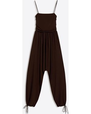 Bershka – sarouel – jumpsuit - Braun