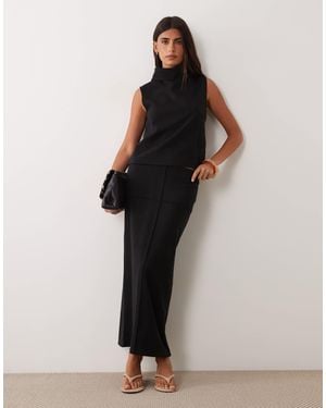 Jdy Knit Pencil Maxi Skirt - Black