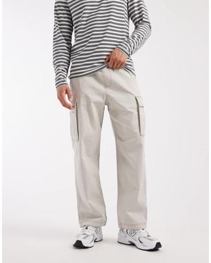 Hollister baggy Y2k Painter Trousers - Grey