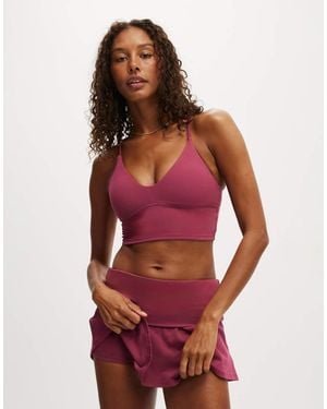 Cotton On Cotton On Ultra Soft Roll Over Skirt - Red