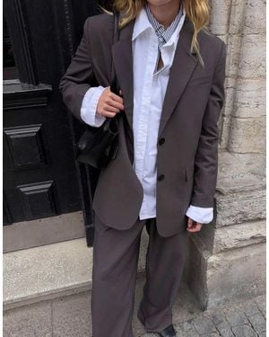 NA-KD Oversized Blazer - Grey
