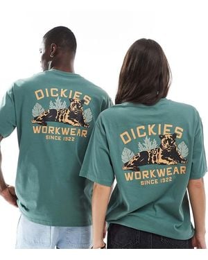 Dickies Panther Graphic Back Print T-shirt - Green