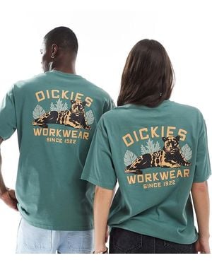 Dickies Panther Graphic Back Print T-shirt - Green
