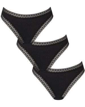 KBX 3 Pack Cotton Brazilian - Black