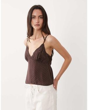 Cotton On Day Dream Strappy Cami Top - Brown