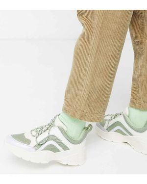Monki Sneakers Met Dikke Zool - Groen