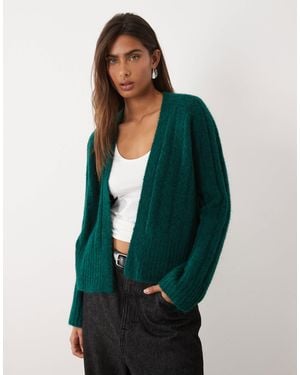 ASOS Edge To Edge Cardigan - Green