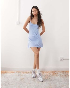 Weekday Vestito Corto - Blu