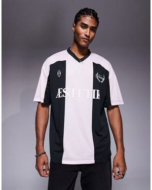 River Island Football T-Shirt - Grey