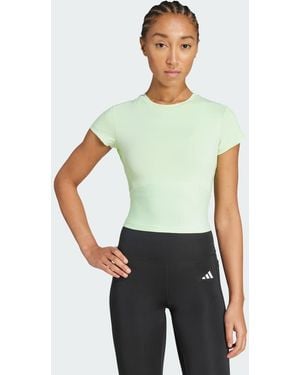 adidas Originals Hyperglam Rib Baby Tee - Green