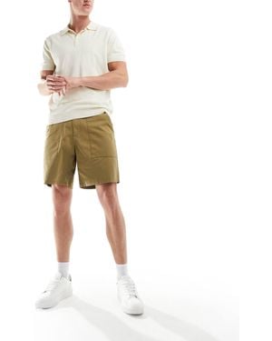 Farah Sepel Fatigue Shorts - Natural