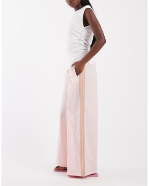 adidas Originals Crochet 3 Stripe Track Trousers - Pink
