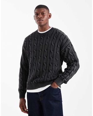 Levi's Cable Knit Jumper - Blue