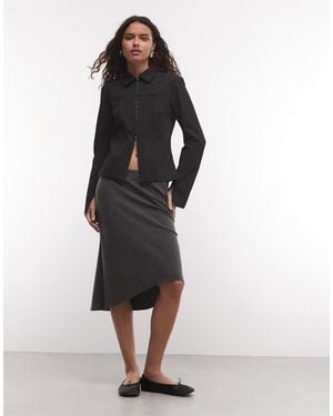 Weekday Gonna Midi Sartoriale - Grigio
