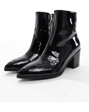 ASOS Heeled Chelsea Boots - Black