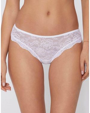 Tezenis Lace Brazilian Briefs - Purple