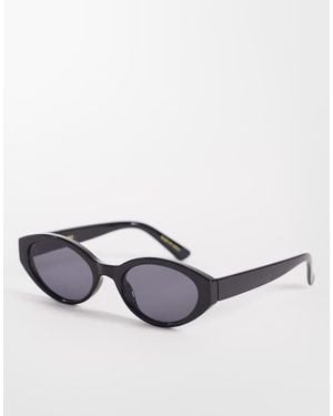 Mango Cat Eye Oval Sunglasses - Metallic