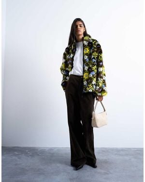TOPSHOP Giacca Bomber A Fiori - Multicolore
