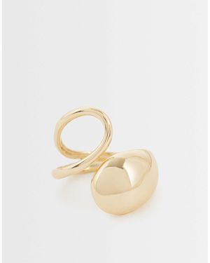 ASOS Ring mit wickeldesign - Mettallic