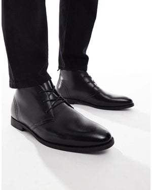 ASOS Lace Up Chukka Boots - Black