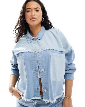 In The Style Plus – jeansjacke - Blau