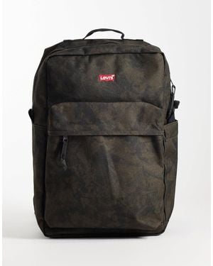 Levi's L pack rucksack mit military-muster - Schwarz