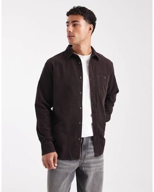 Wrangler Ensemble en velours côtelé à manches longues - marron chocolat - Noir