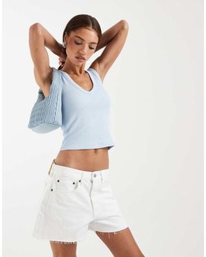 Polo Ralph Lauren Woven Jean Shorts - Blue