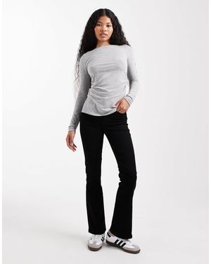 Only Petite Royal Flare Jeans - White