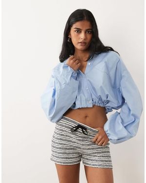 ASOS Knitted Jersey Shorts - Blue