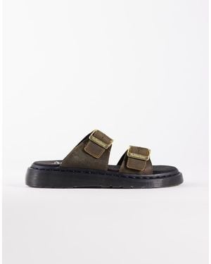Dr. Martens Josef Slide Sandal - Green