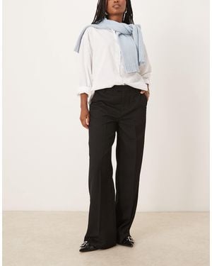 Gina Tricot Tailored Wide Leg Pants - White