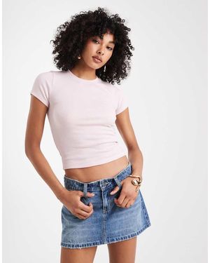 Hollister Short Sleeve Crew Neck T-shirt - White