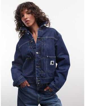 Carhartt Chaqueta Vaquera Belmar En Lavado Azul