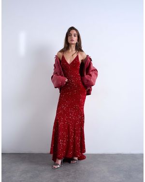 topshop sequin dress pink dress, dress, Perfect for a party 510 tall Model is wearing a US size 4 Center of Attention Pink Sequin