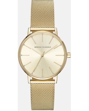 ARMANI EXCHANGE – ax5536 – armbanduhr mit em netzdesign - Weiß
