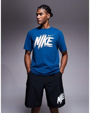 Nike Dri-fit 9 Inch Shorts - Blue