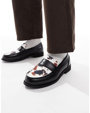 SEQWL Hero Loafers With Cow Tongue - Black