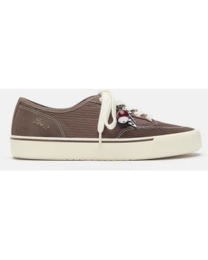 Pull&Bear Canvas Trainer - White