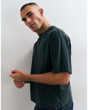 ASOS Super Heavyweight Boxy Oversized T-shirt - Grey